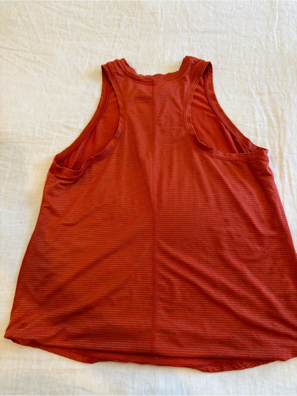 Rust Orange Racerback Tank Top - Picture 3 of 5